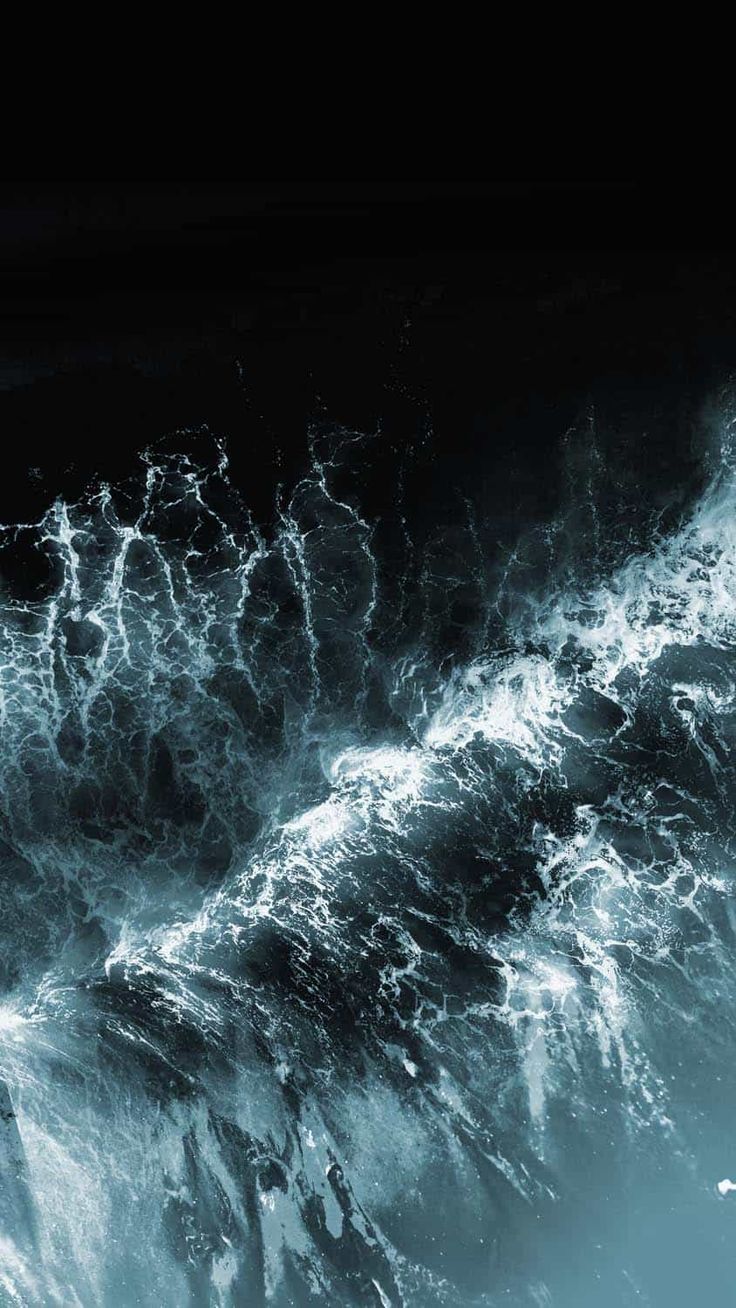 736x1308 Dark Blue Ocean iPhone Wallpaper HD
