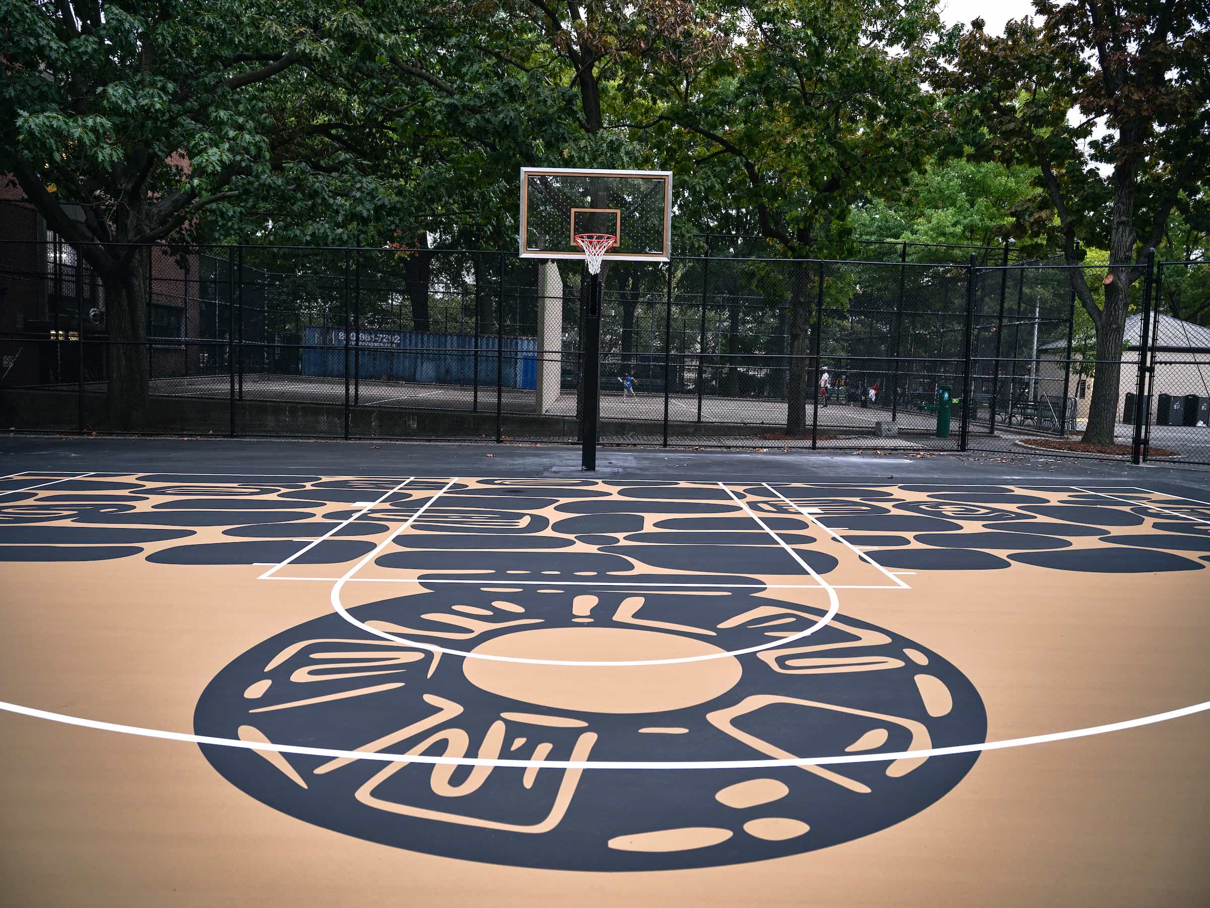 2400x1800 Refurbishment Project for NYC Parks' Greg Marius Court at Holcombe Rucker Park Basketball Players Association