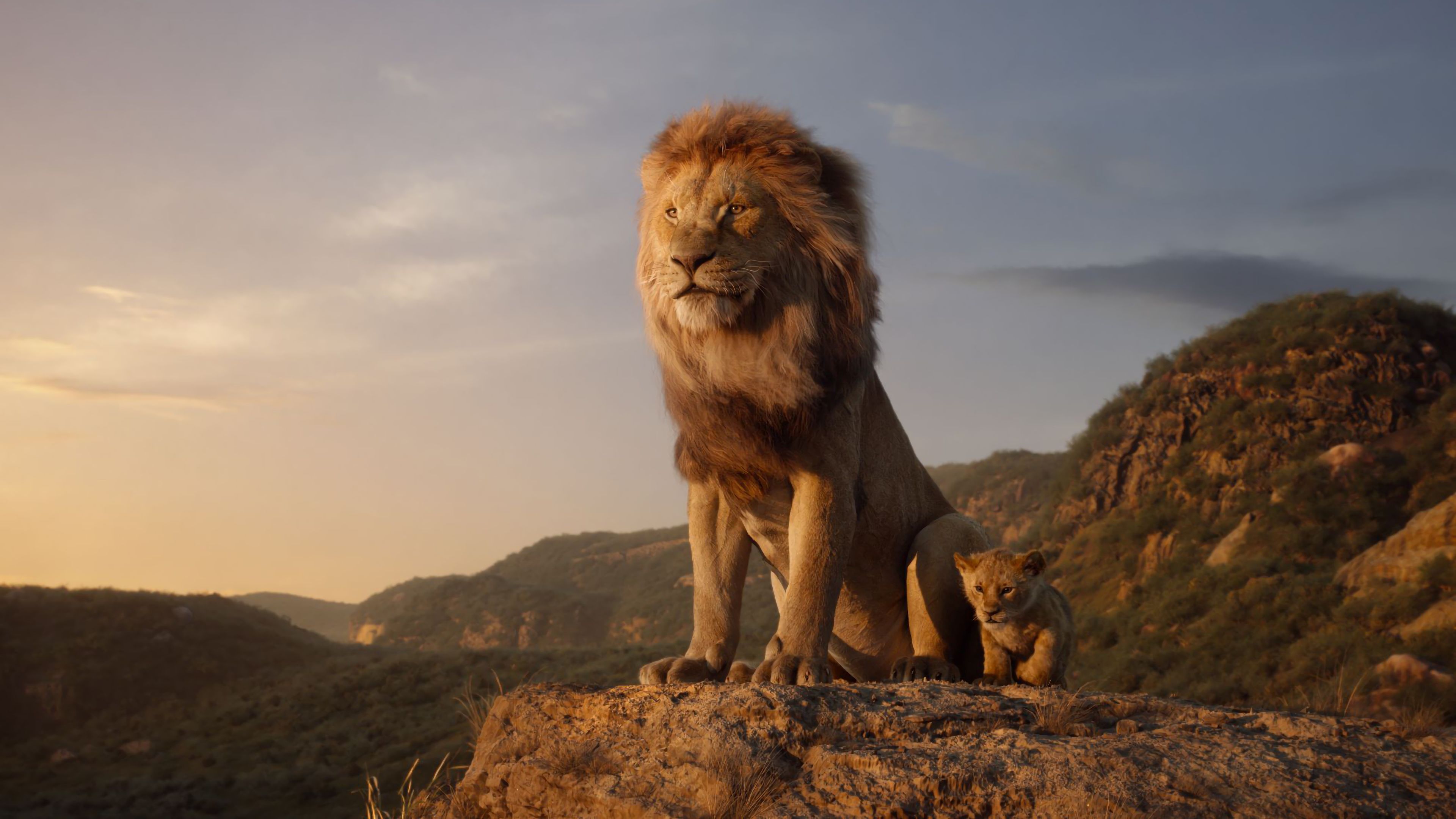 3840x2160 The Lion King 2019 Mufasa Simba 4K Wallpaper HD