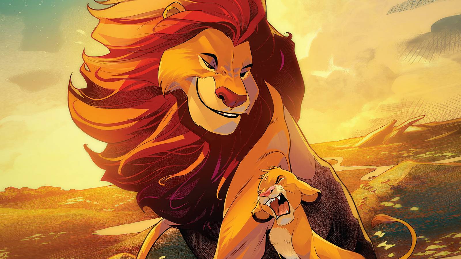 1600x900 The Lion King Returns With a New Mufasa & Simba Comic