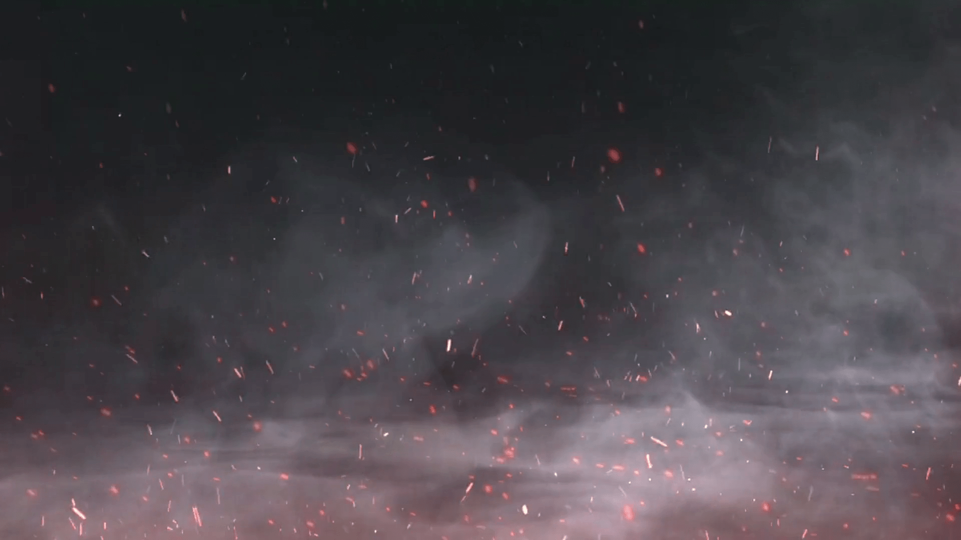 1920x1080 Fire Sparks And Moving Fog Dust Cloud Smoke Overlay Background Effect