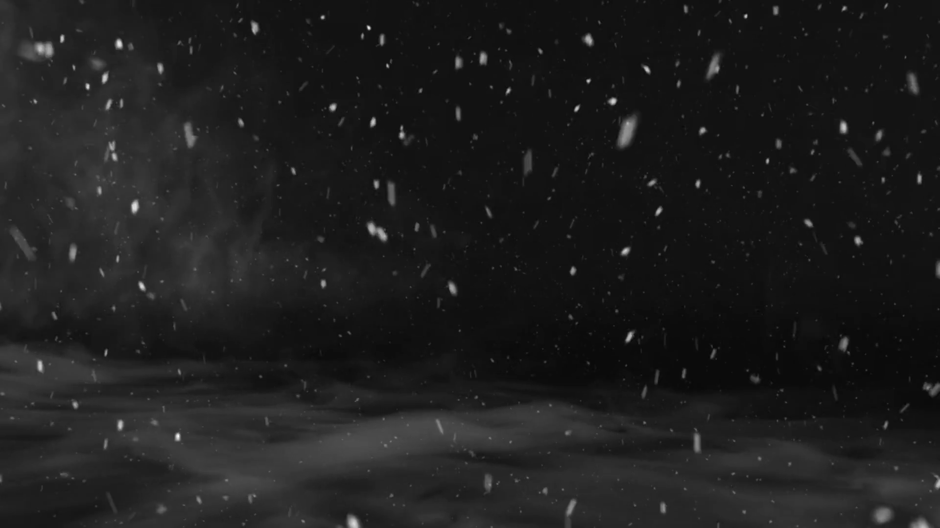 1920x1080 Heavy Snow Snowfall And Thick Fog Winter Atmosphere Overlay Background Effect