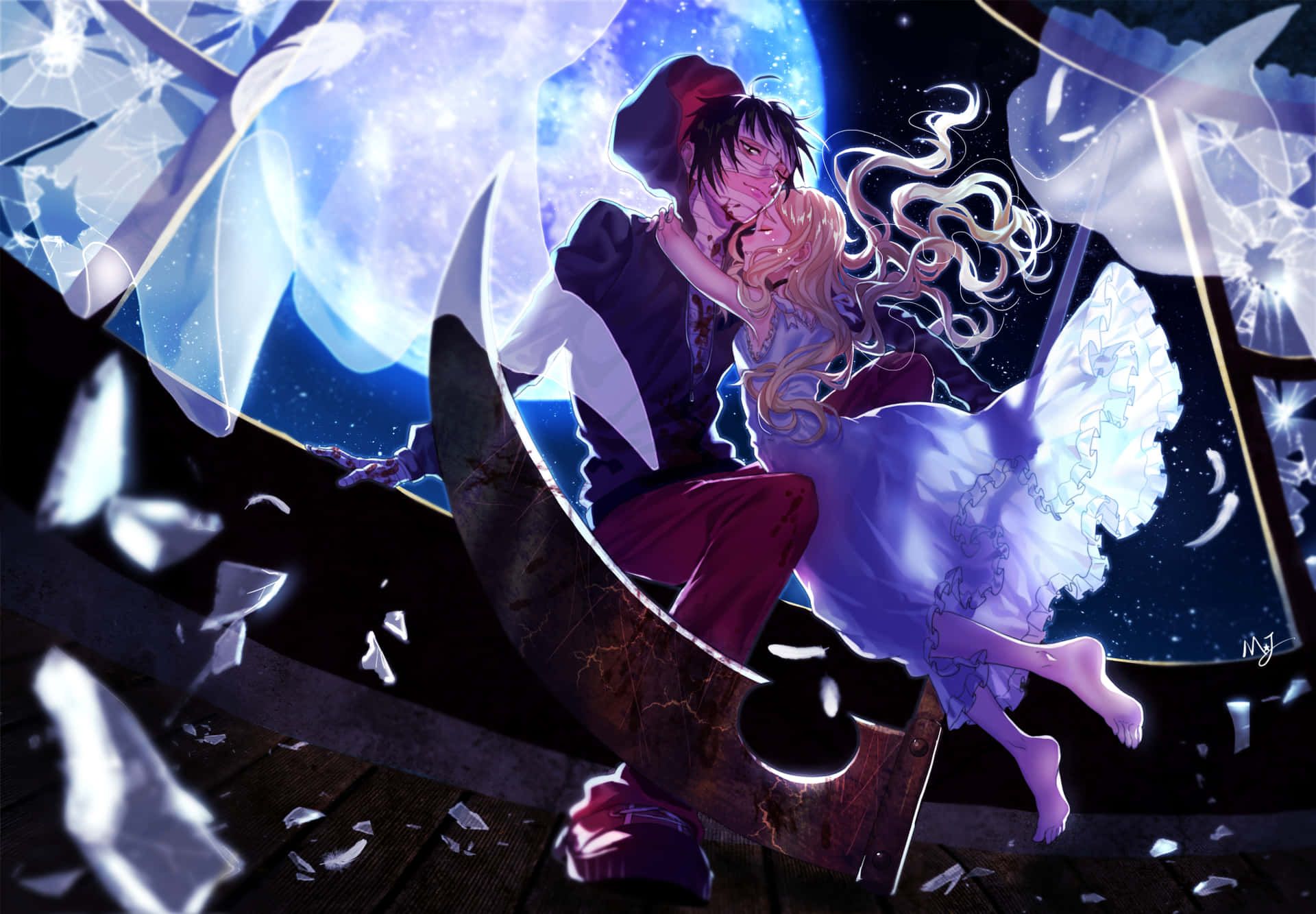 1920x1333 Download A menacing entity looms ominously as Ray and Zack face their inner demons in Angels of Death