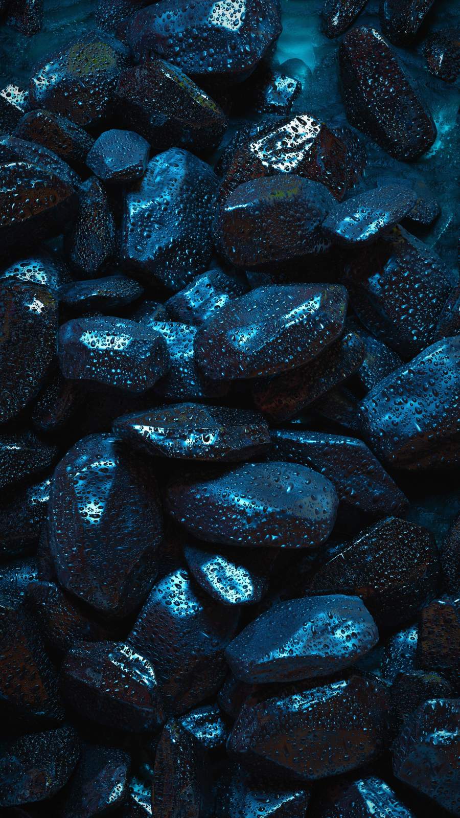 900x1600 Blue Stone Wallpaper