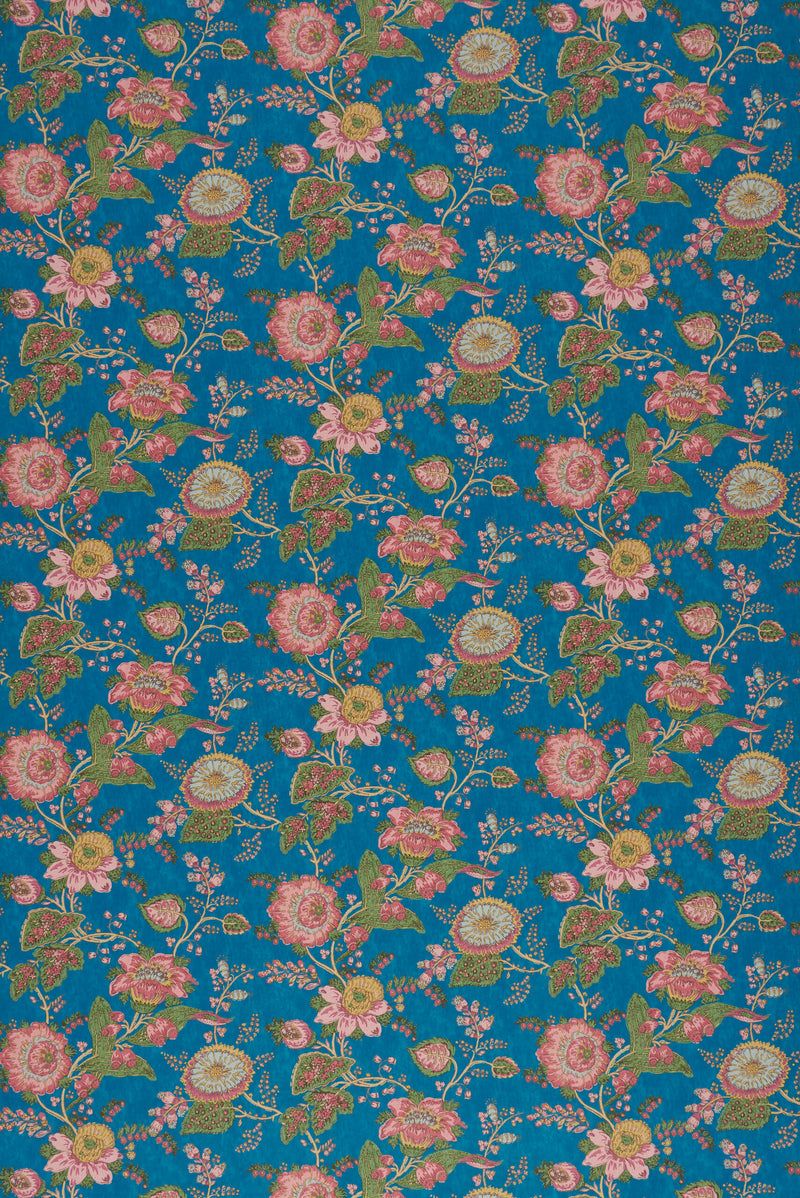 800x1198 Indiennes Jewel Blue Wallpaper Sample