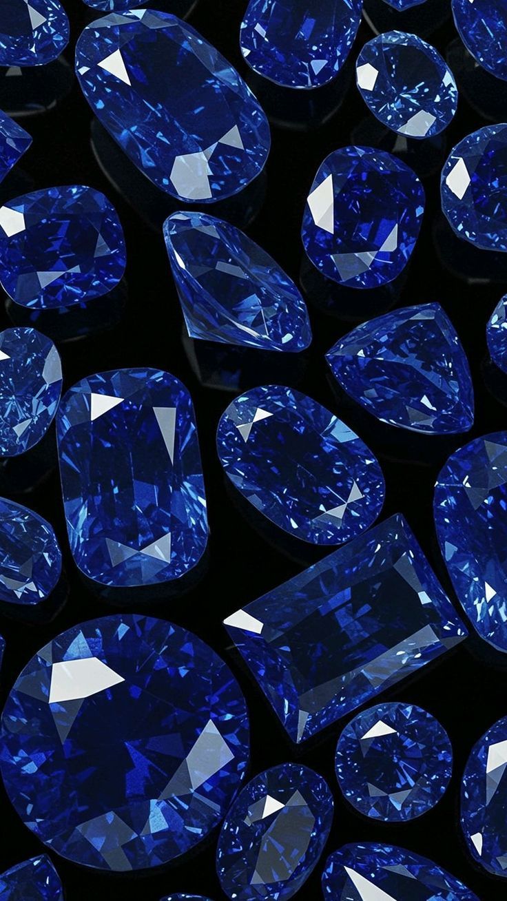 736x1308 Sapphire Stones Wallpaper HD