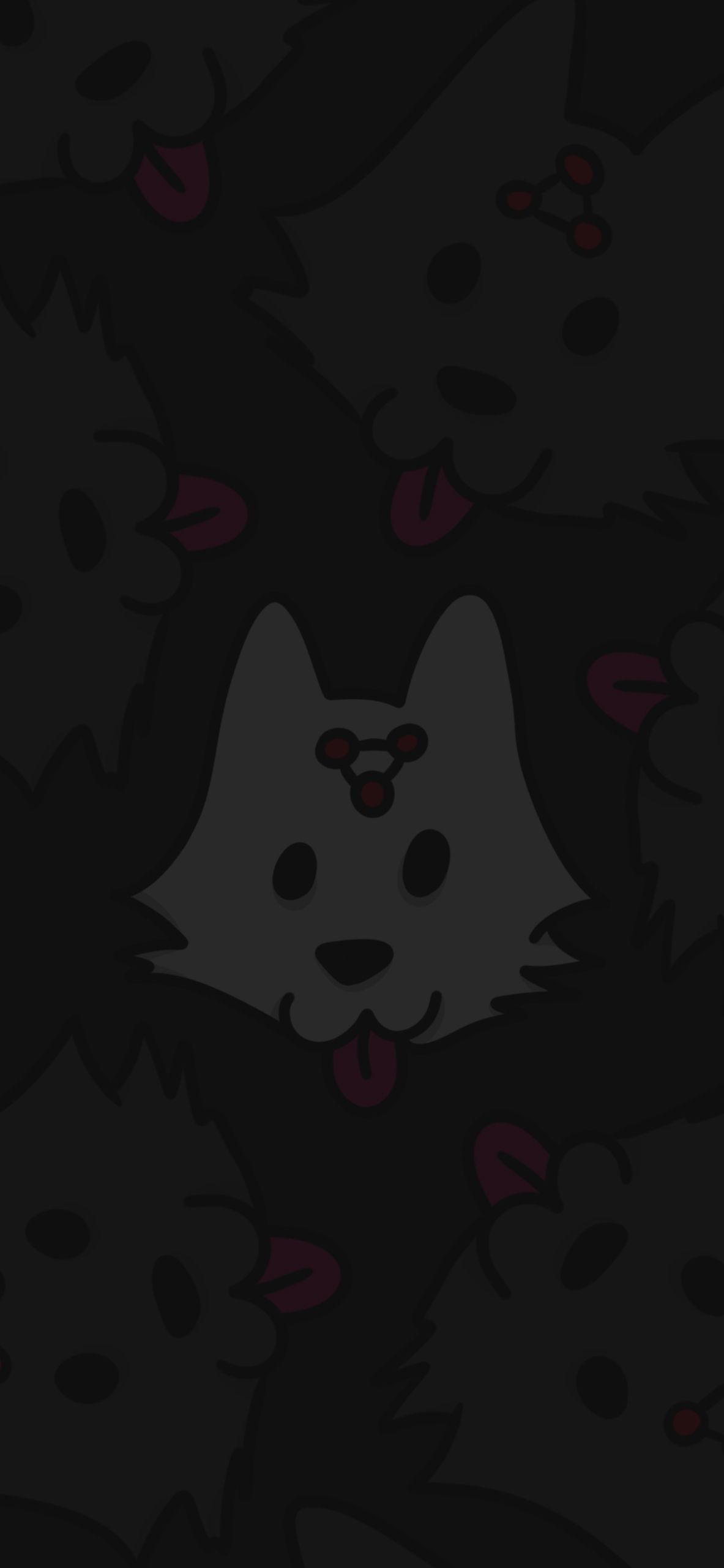 1183x2560 JJK Chibi Divine Dog GIF Wallpaper Anime GIF Wallpaper
