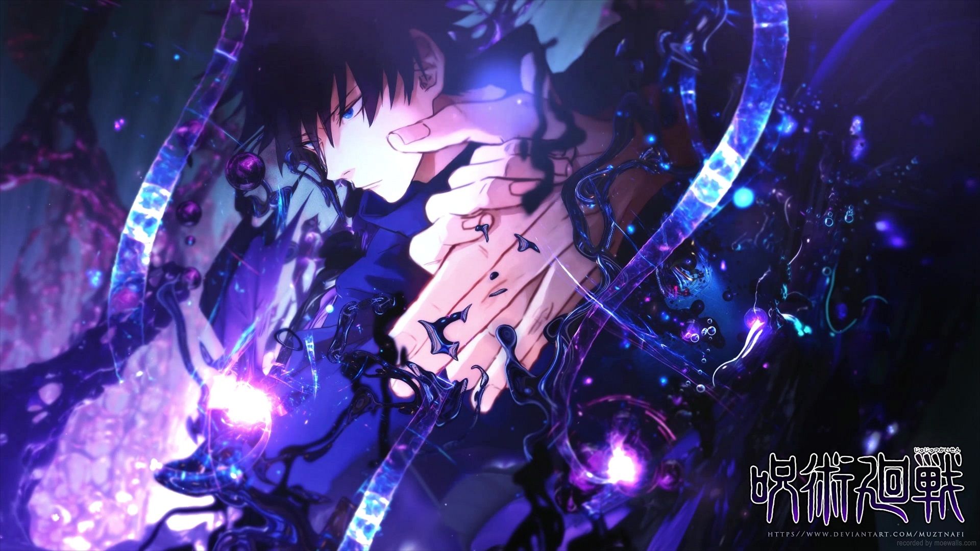 1920x1080 Fushiguro Megumi Divine Dogs Jujutsu Kaisen Live Wallpaper