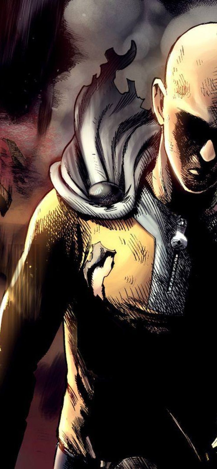 736x1592 Saitama 4K 5K 8K HD Display Picture Background Image