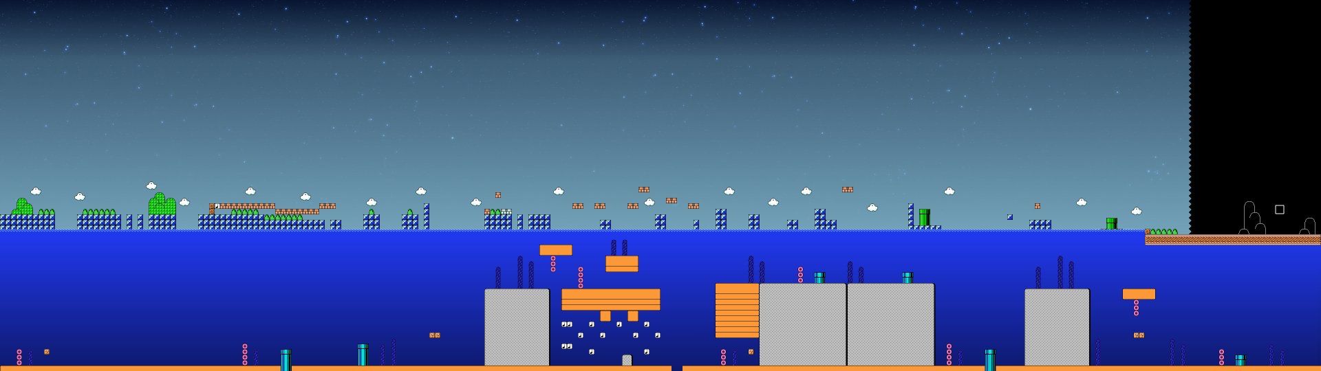 1920x540 Super Mario Bros. 3 HD Wallpaper