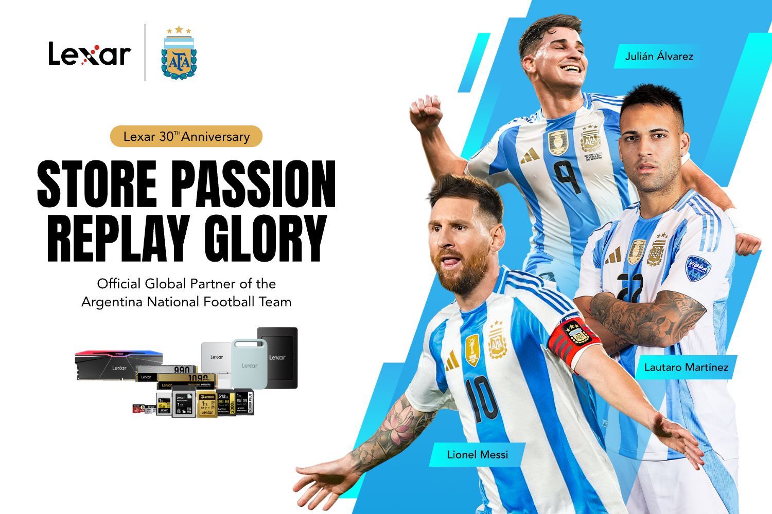 1500x1000 Lexar and the Argentina National Football Team Unite to Preserve the Moments That Define Champions