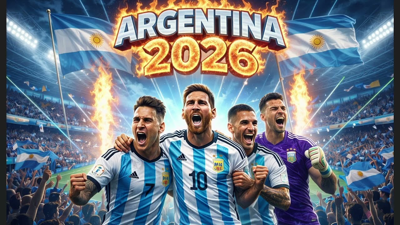 1280x720 ARGENTINA ANTHEM 2026 ⚽