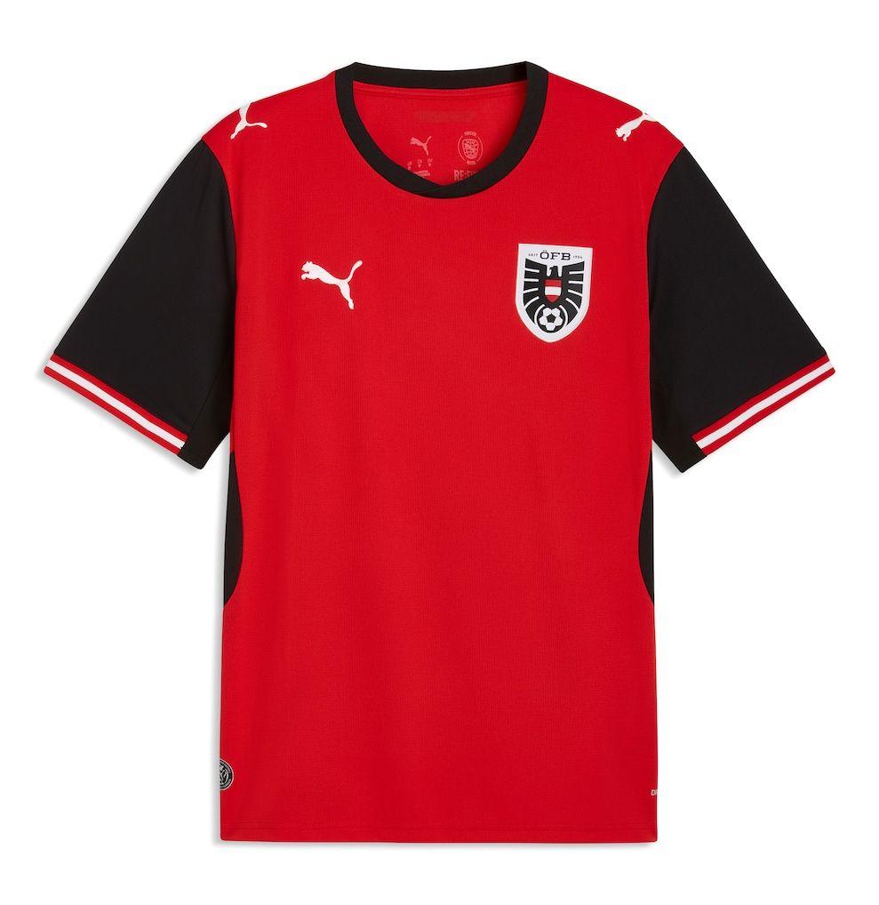 989x1018 Austria National Team Puma 2026 Home Replica Jersey