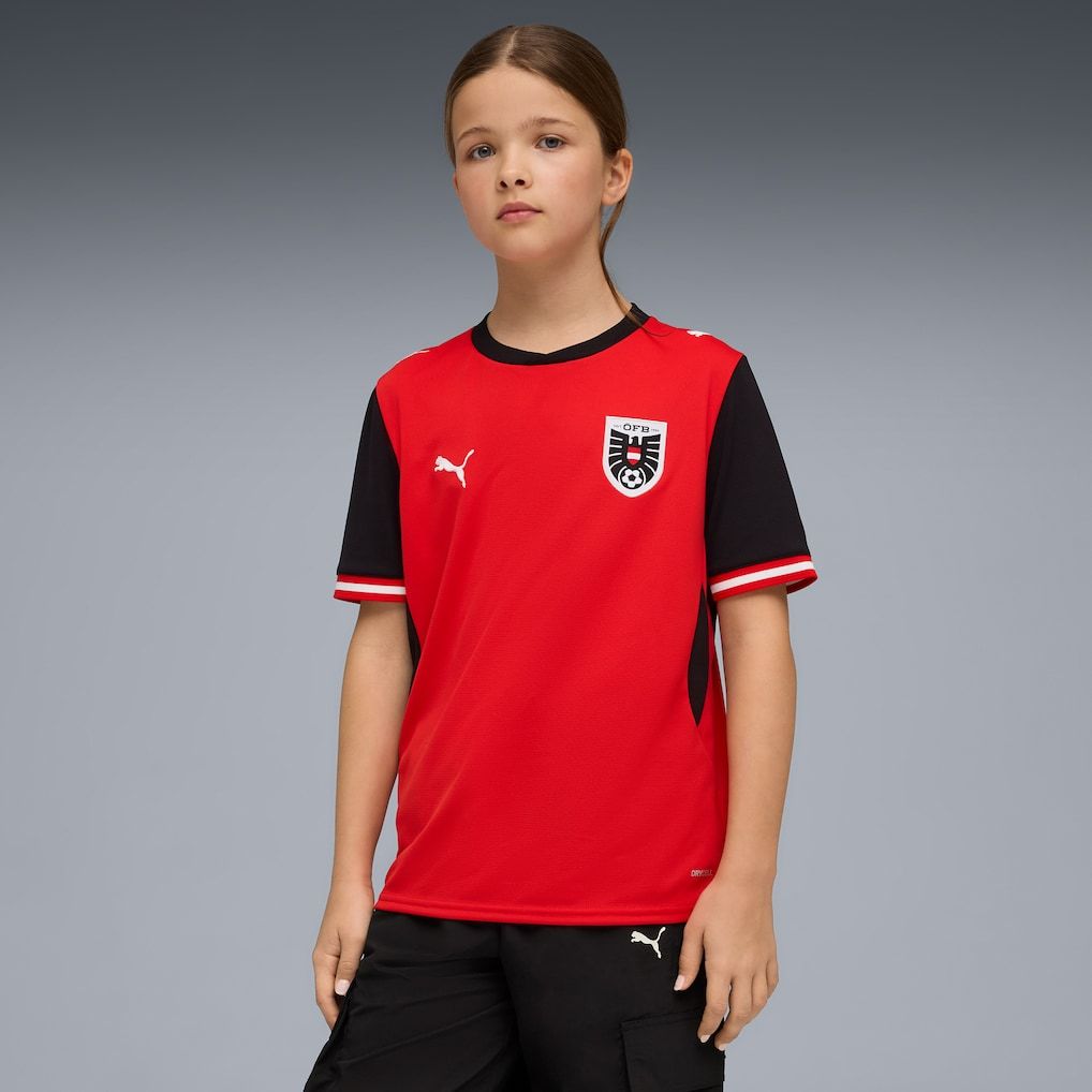 1018x1018 Austria National Team Puma Youth 2026 Home Replica Jersey