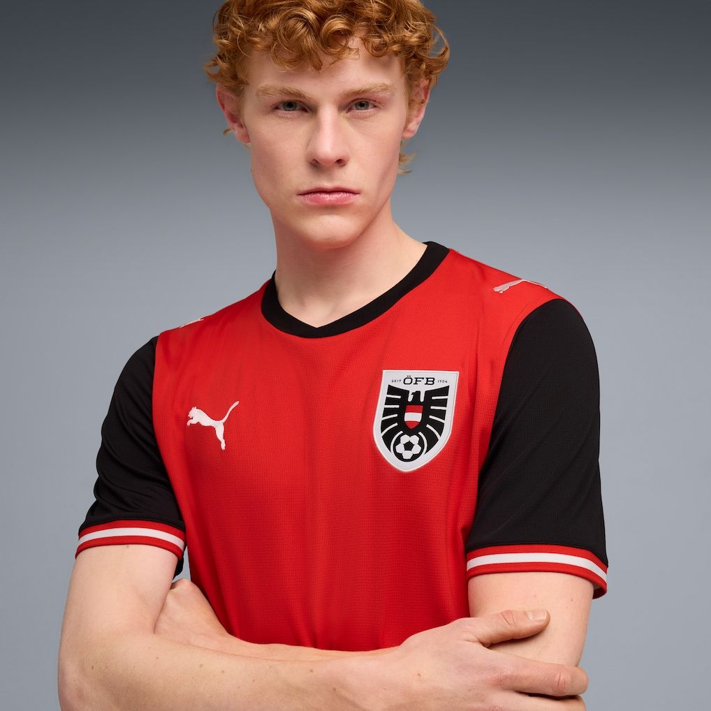 1018x1018 Austria National Team Puma 2026 Home Replica Jersey
