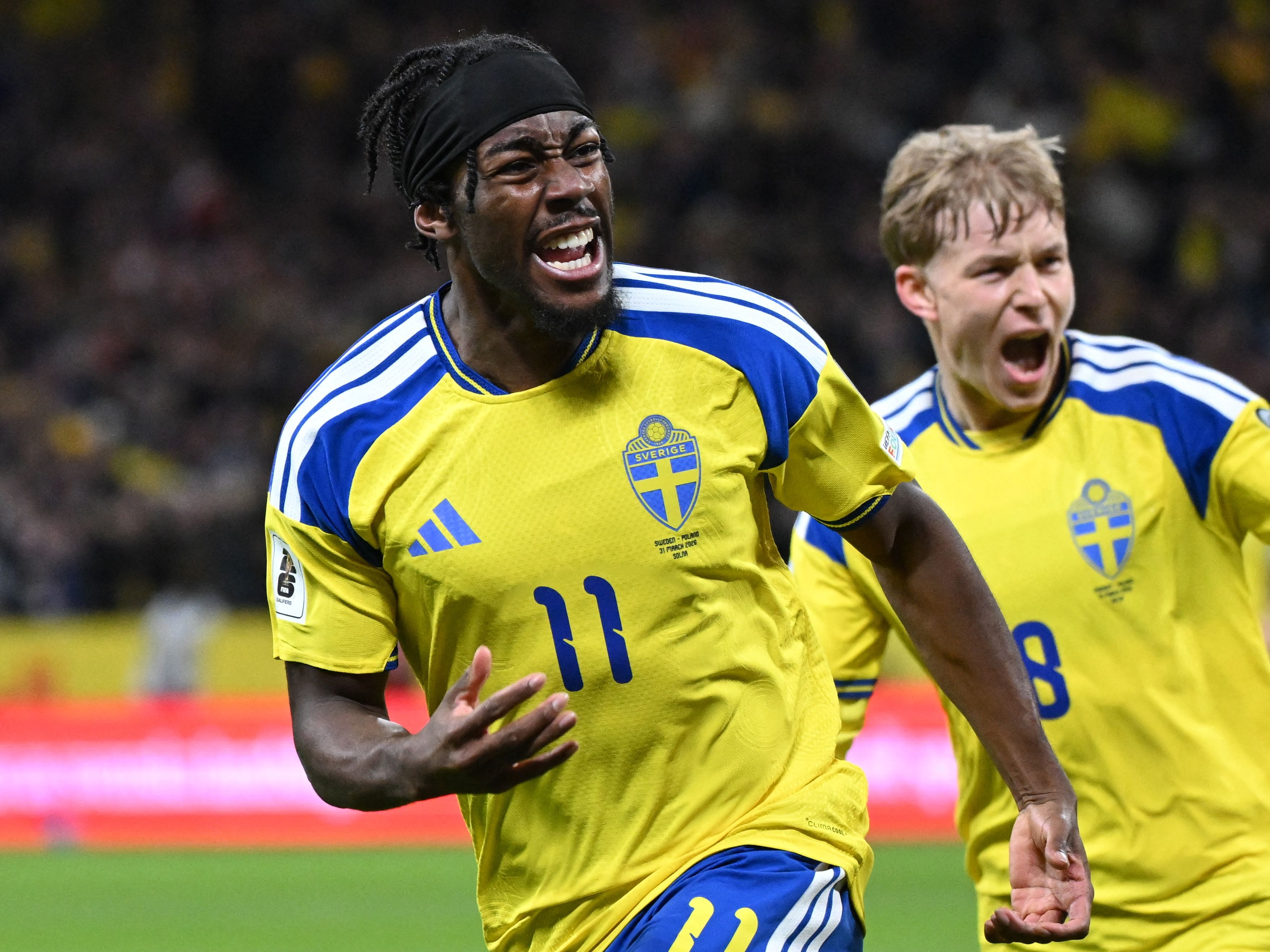 3511x2633 International Magpies: Elanga named in Sweden's World C