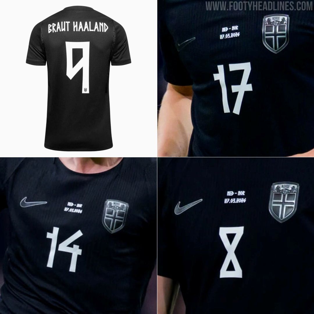 1080x1080 Norway 2026 World Cup Kit Font Released Runic Inspired