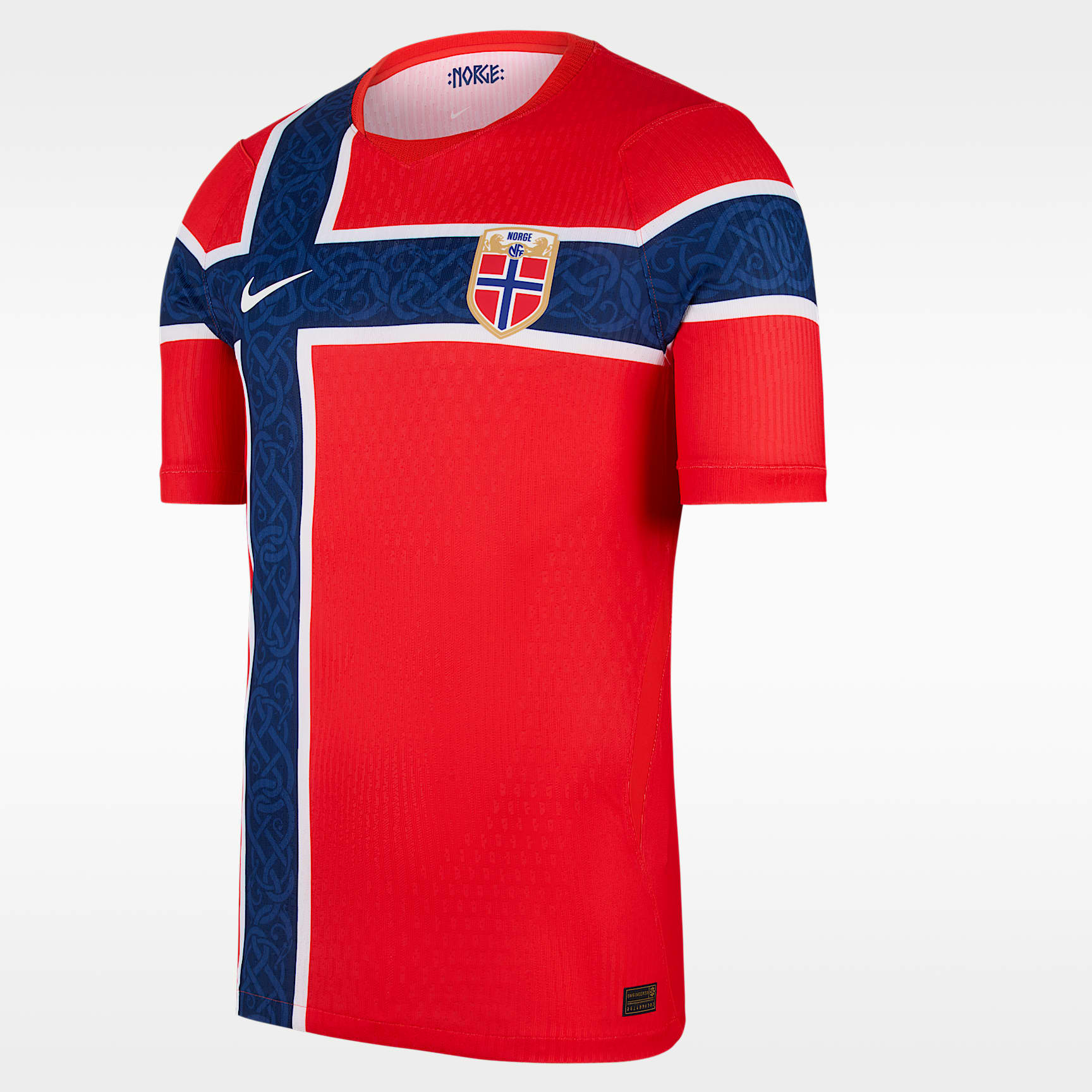 1728x1728 Norway 2026 Match Home Men's Nike Aero FIT Soccer Authentic Jersey.