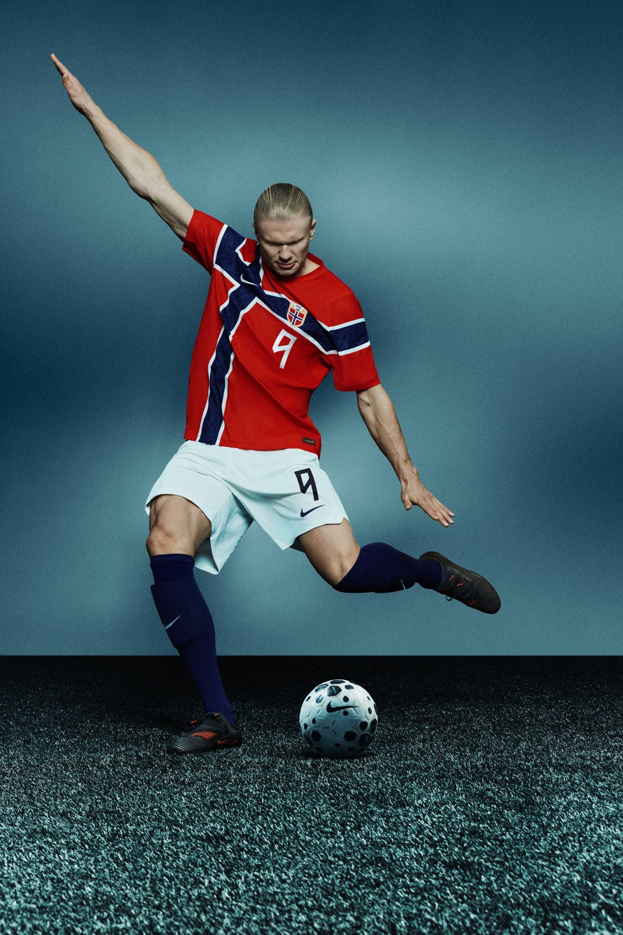 2000x2999 Haaland & Norway's 2026 World Cup™ Nike Jerseys Are All About Quiet Confidence. House of Heat°
