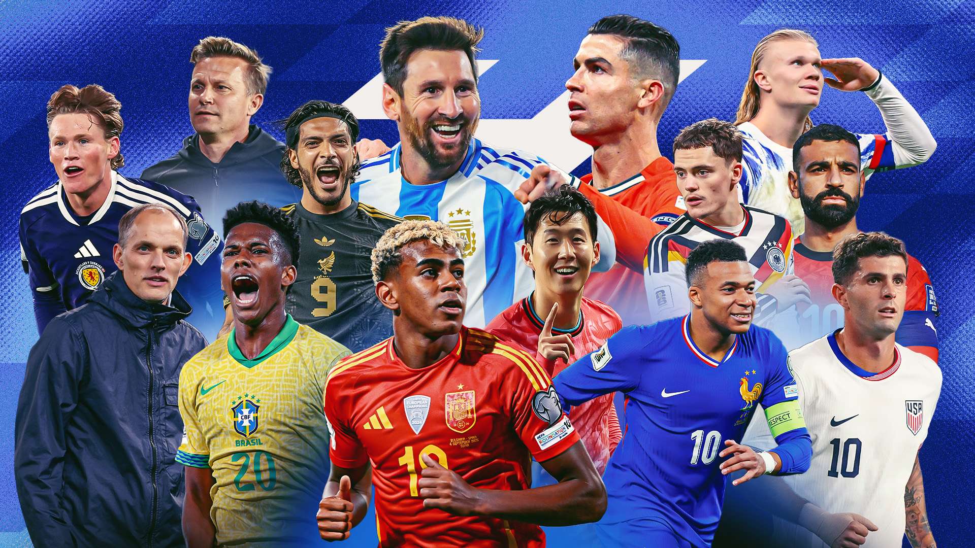 1920x1080 World Cup 2026 draw: England to face Croatia, USMNT draw Australia while Brazil face tricky clash with Morocco and Erling Haaland's Norway face Kylian Mbappe's France
