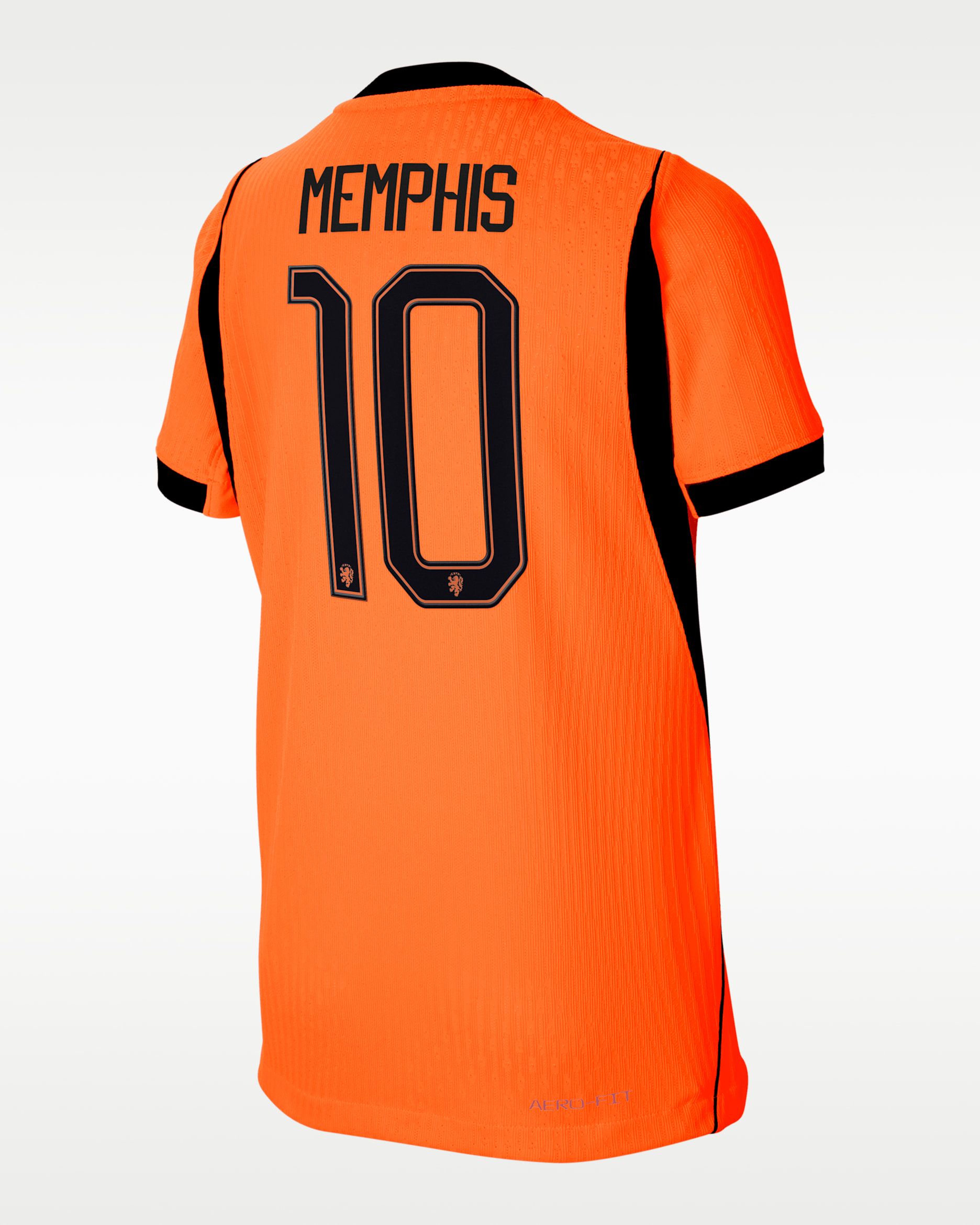 1872x2340 Frenkie De Jong Netherlands National Team 2026 Match Home Big Kids' Nike Dri FIT ADV Soccer Jersey.