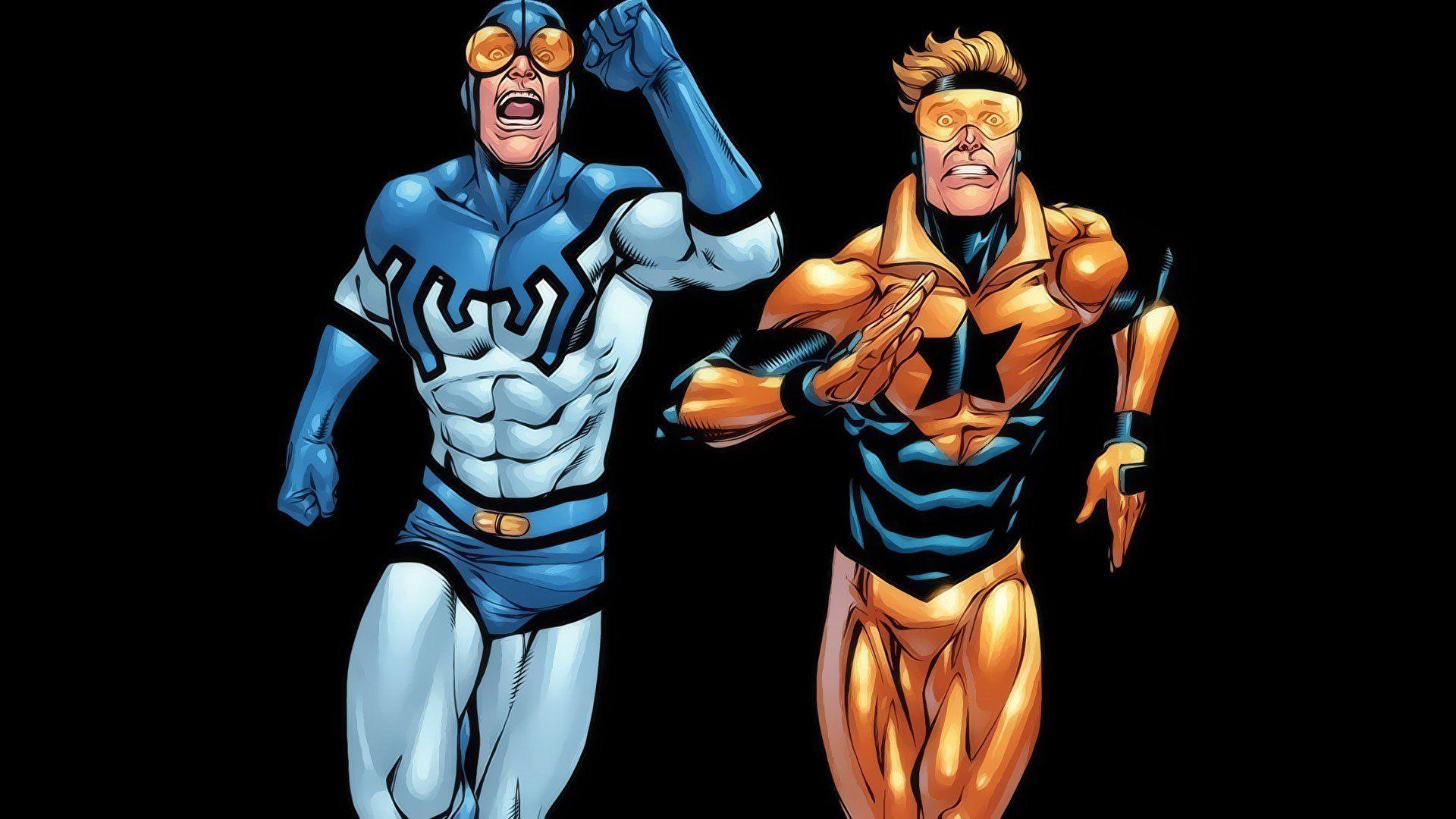 1920x1080 superhero, Booster Gold, Blue Beetle Wallpaper HD / Desktop