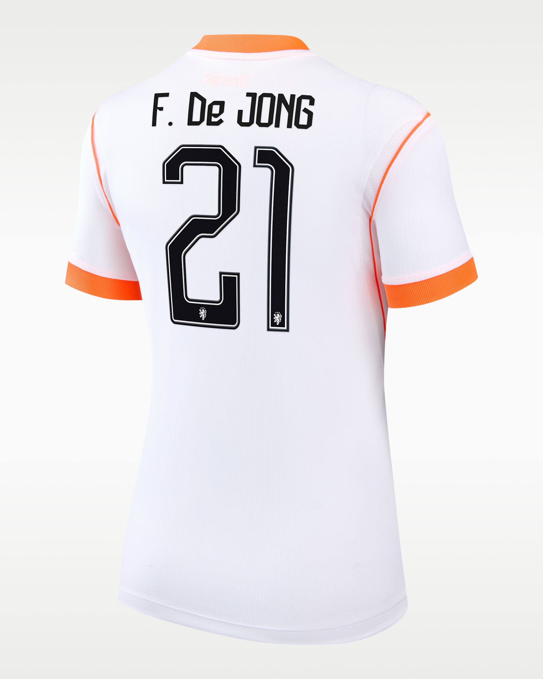 1872x2340 Frenkie De Jong Netherlands National Team 2026 Stadium Away Women's Nike Dri FIT Soccer Jersey.