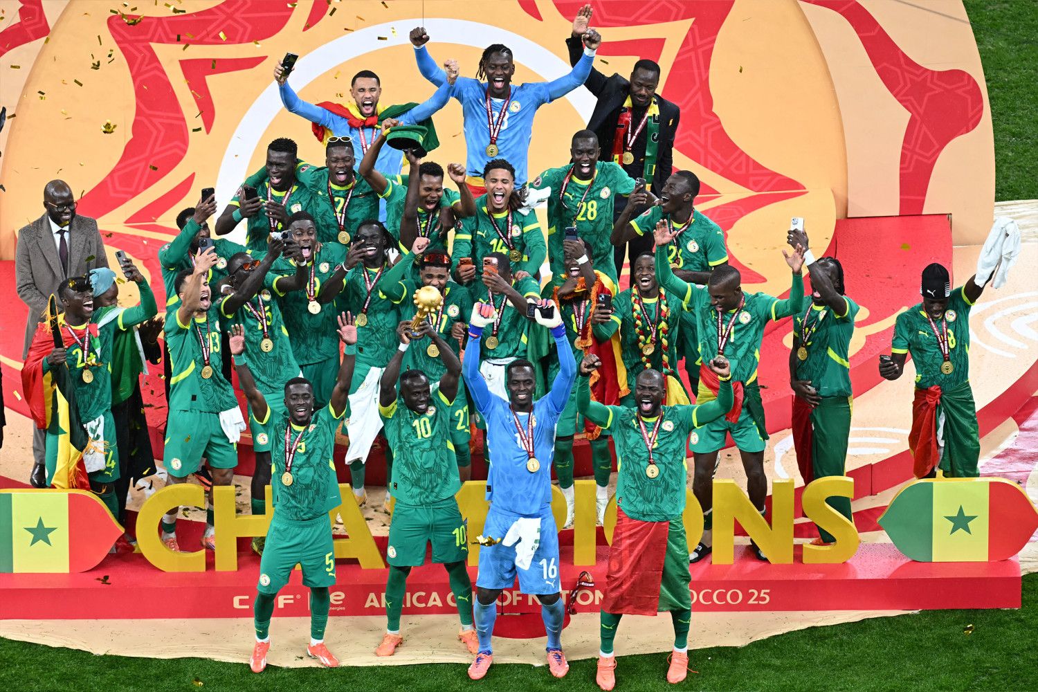 1500x1000 Senegal players leave the field, return to win Africa Cup of Nations in game full of chaos