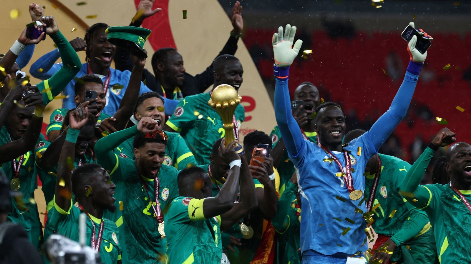 1600x900 Africa Cup of Nations final: Senegal crowned champions after walking off pitch in penalty protest against Morocco and hosts' Panenka miss