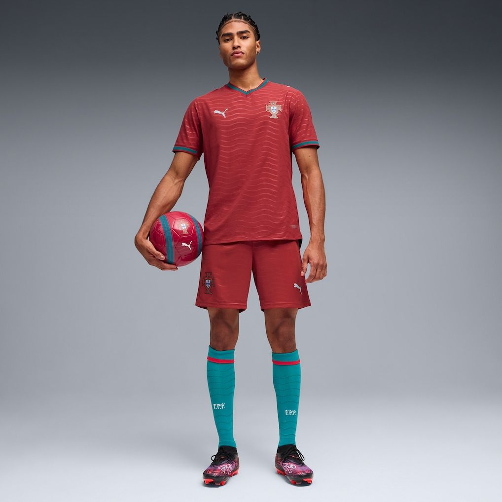 1018x1018 Men's Puma Red Portugal National Team 2026 Home On Field Authentic Jersey