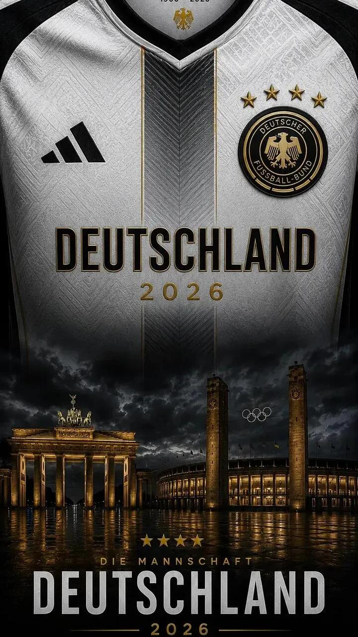 720x1280 Deutschland 2026 Football Wallpaper
