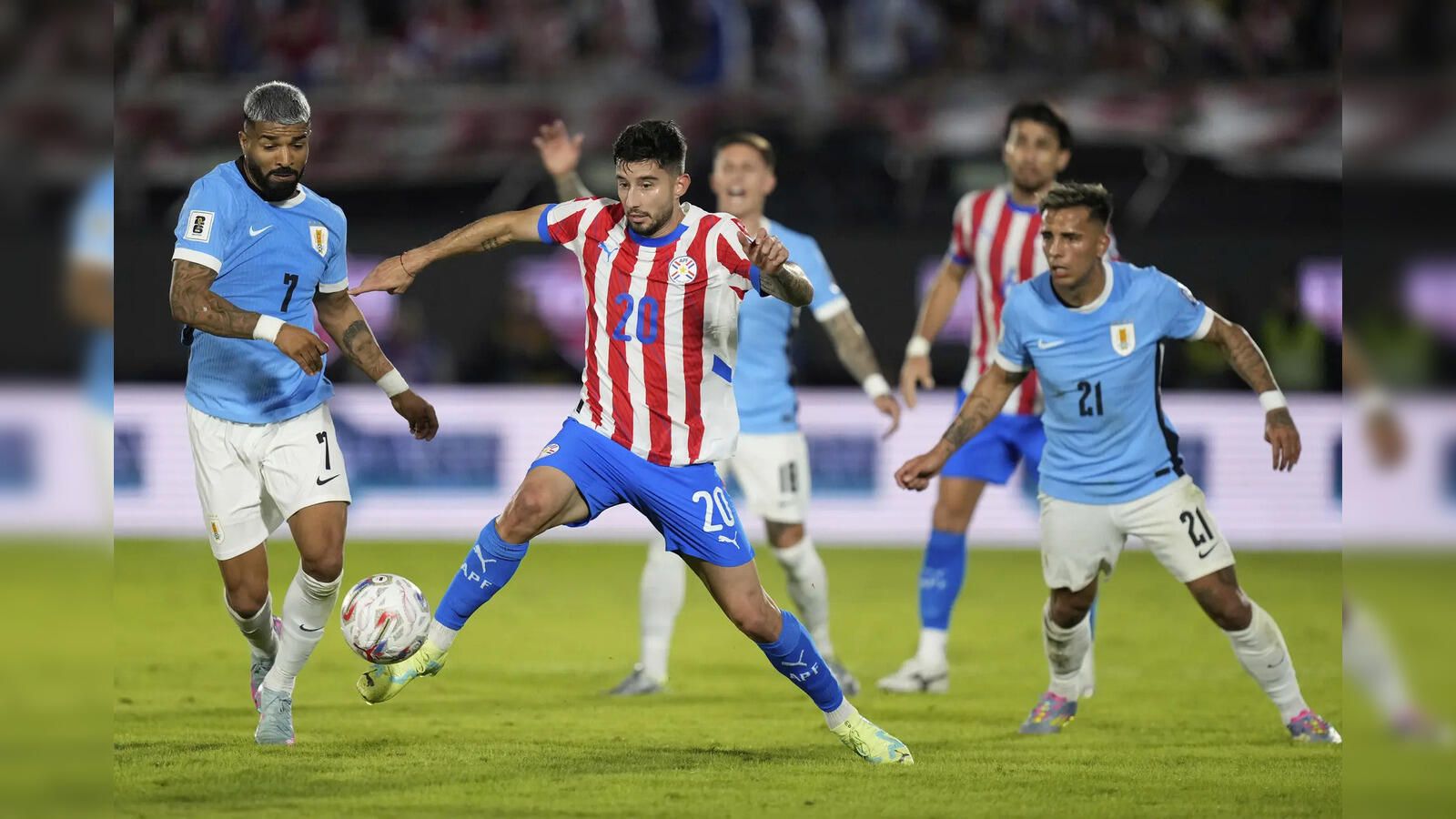 1600x900 Paraguay vs Uruguay lineups confirmed for 2026 World Cup qualifier at Defensores del Chaco Economic Times