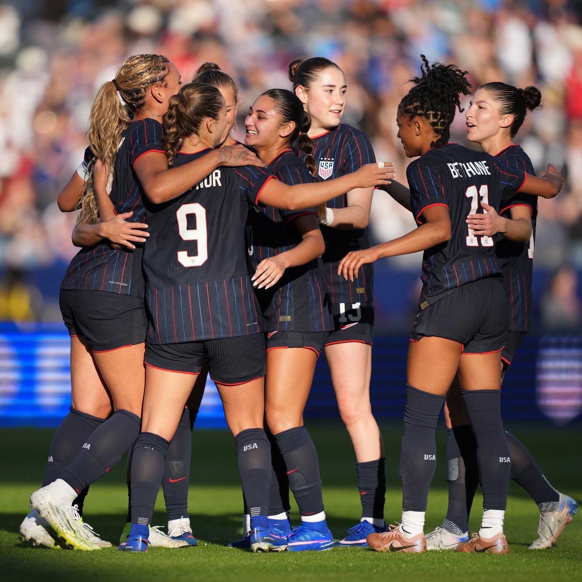 1920x1920 U.S. Women's National Team Kicks Off 2026 With 6 0 Rout Of Paraguay