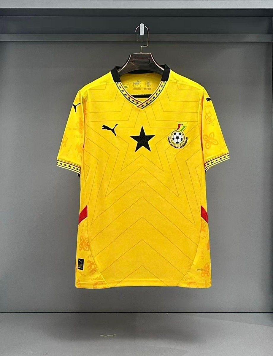 920x1200 World Cup Ghana Away Jersey Fan Style Glorious Black Stars And Gold Jersey