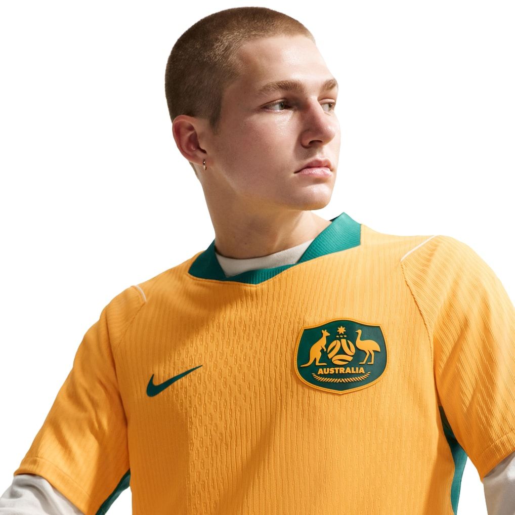 1018x1018 Australia Match Home 2026 27 Nike Aero FIT Authentic Jersey