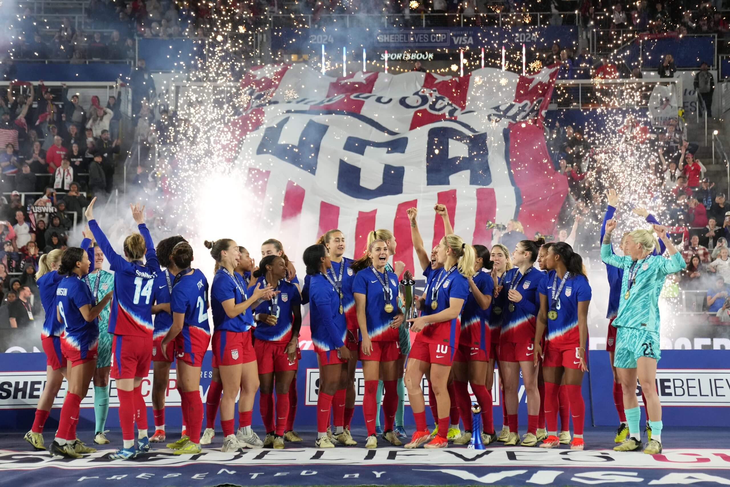 2560x1707 U.S. to play Canada, Colombia, and Argentina at 2026 SheBelieves Cup