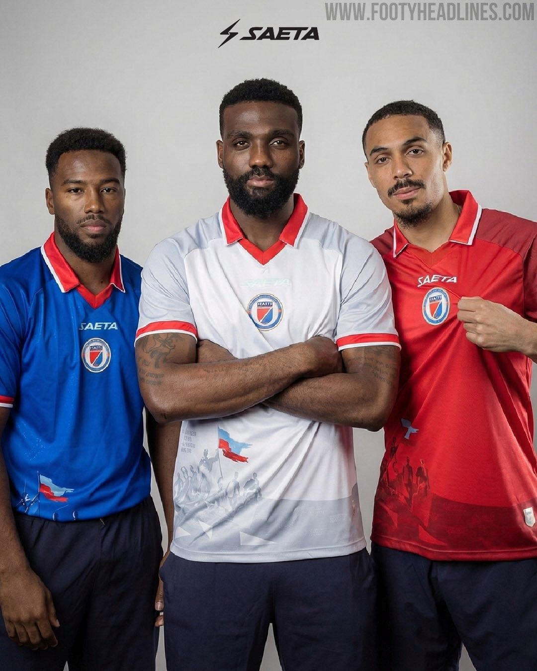 1080x1350 Haiti 2026 World Cup Home, Away & Third Kits Released