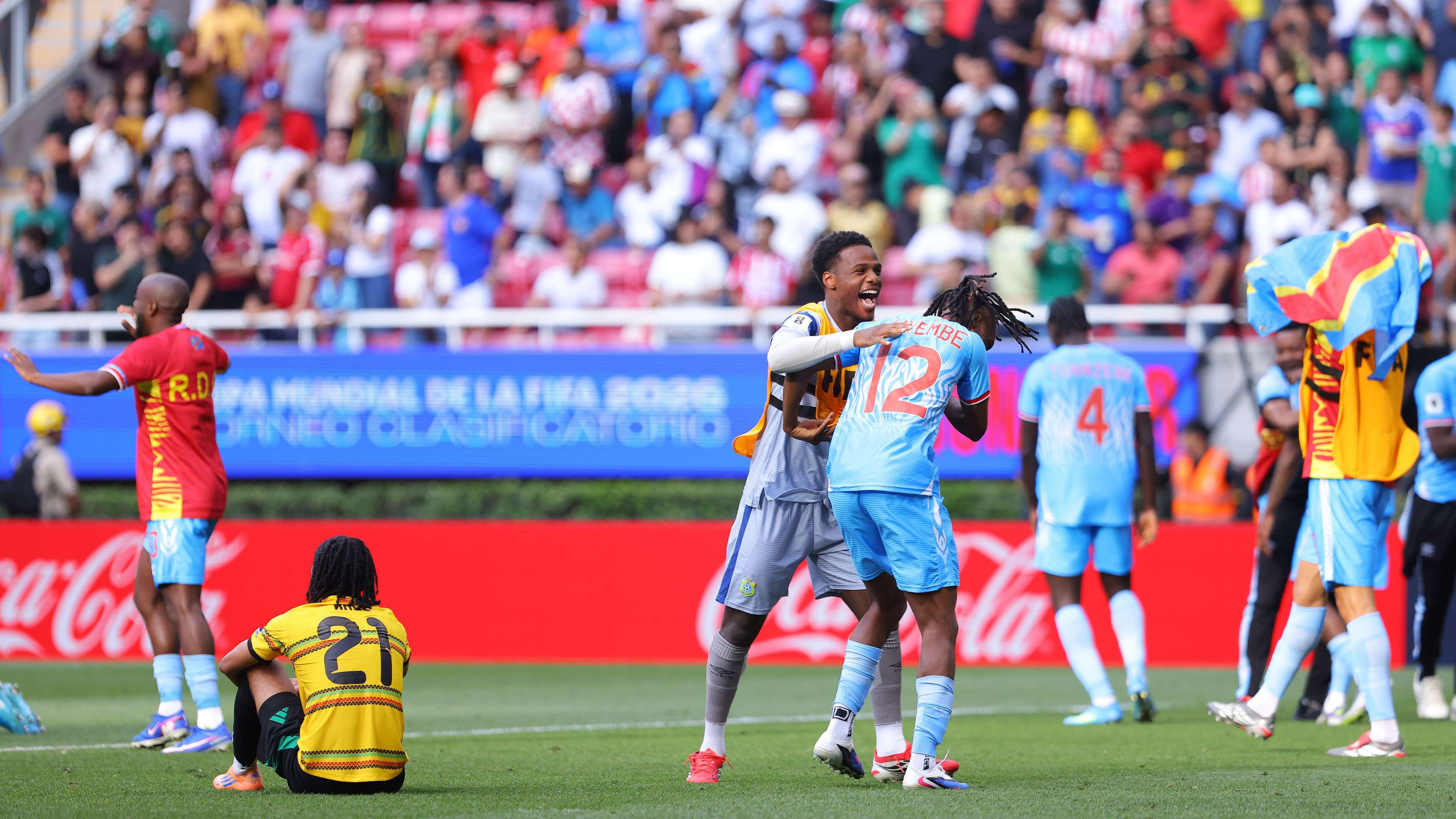 3840x2160 Video: Historic celebrations in Congo over World Cup qualification. and outrage in France!