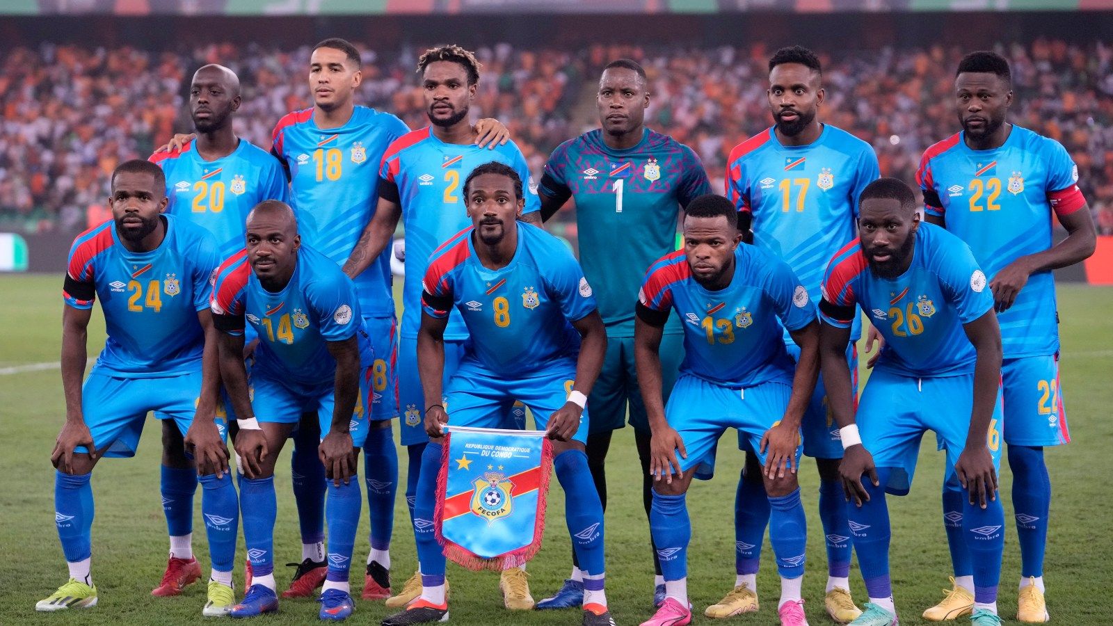 1600x900 Congo players protest before Africa Cup game against armed violence in their country