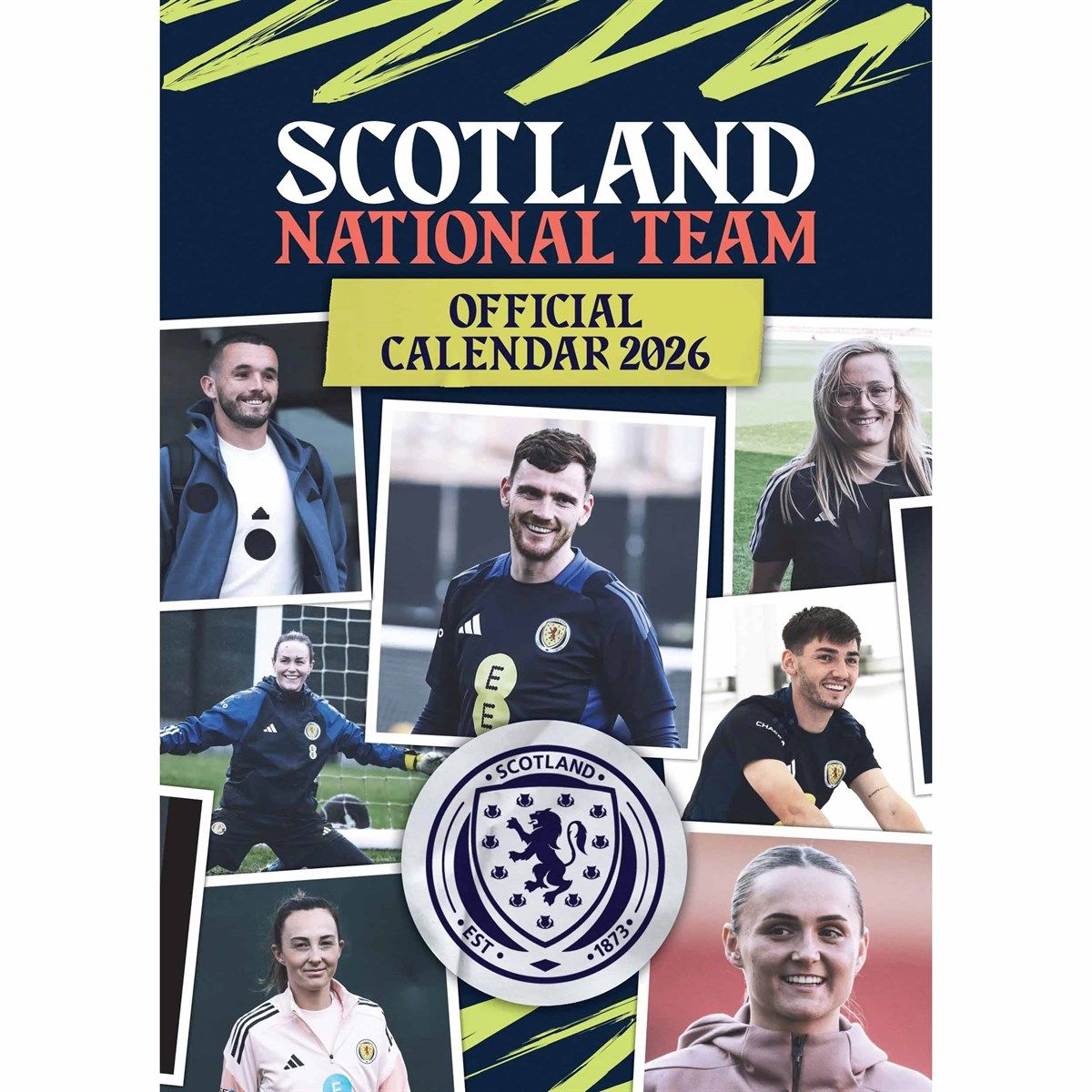 1200x1200 Scotland Football A3 Calendar 2026