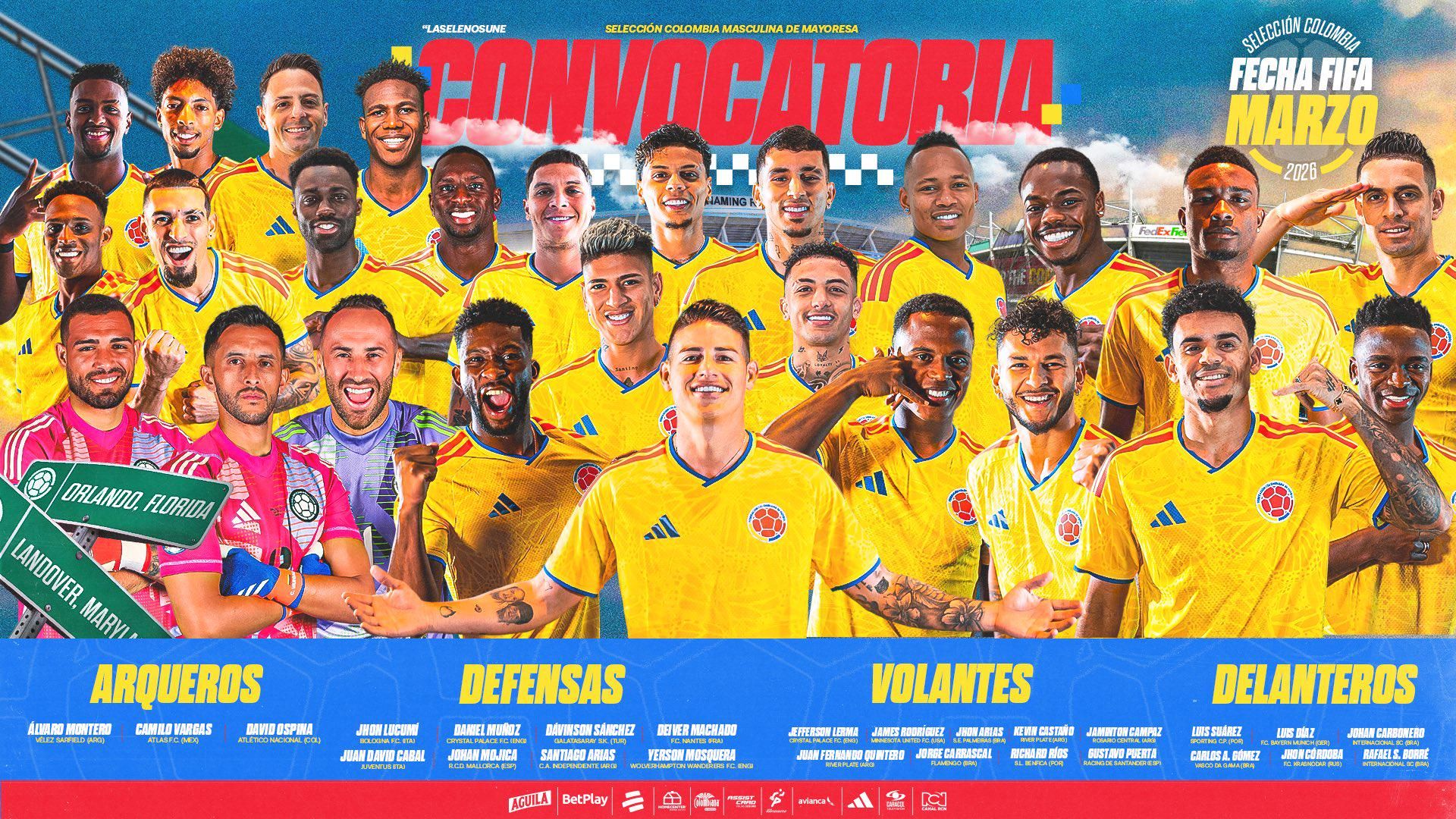 1920x1080 Colombia's squad for friendlies against Croatia and France
