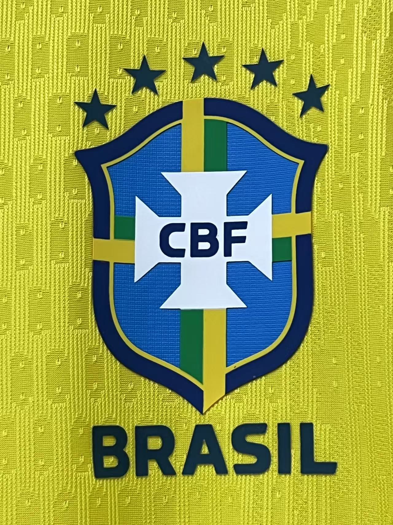 1280x1707 Brazil Home Player Version Soccer Jersey