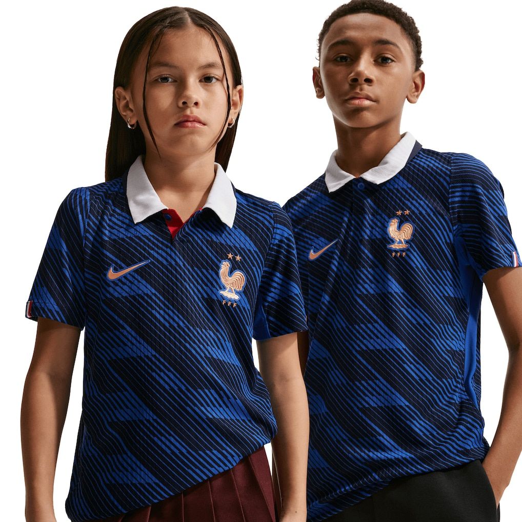 1018x1018 France National Team Nike Home Aero FIT Match Shirt 2026