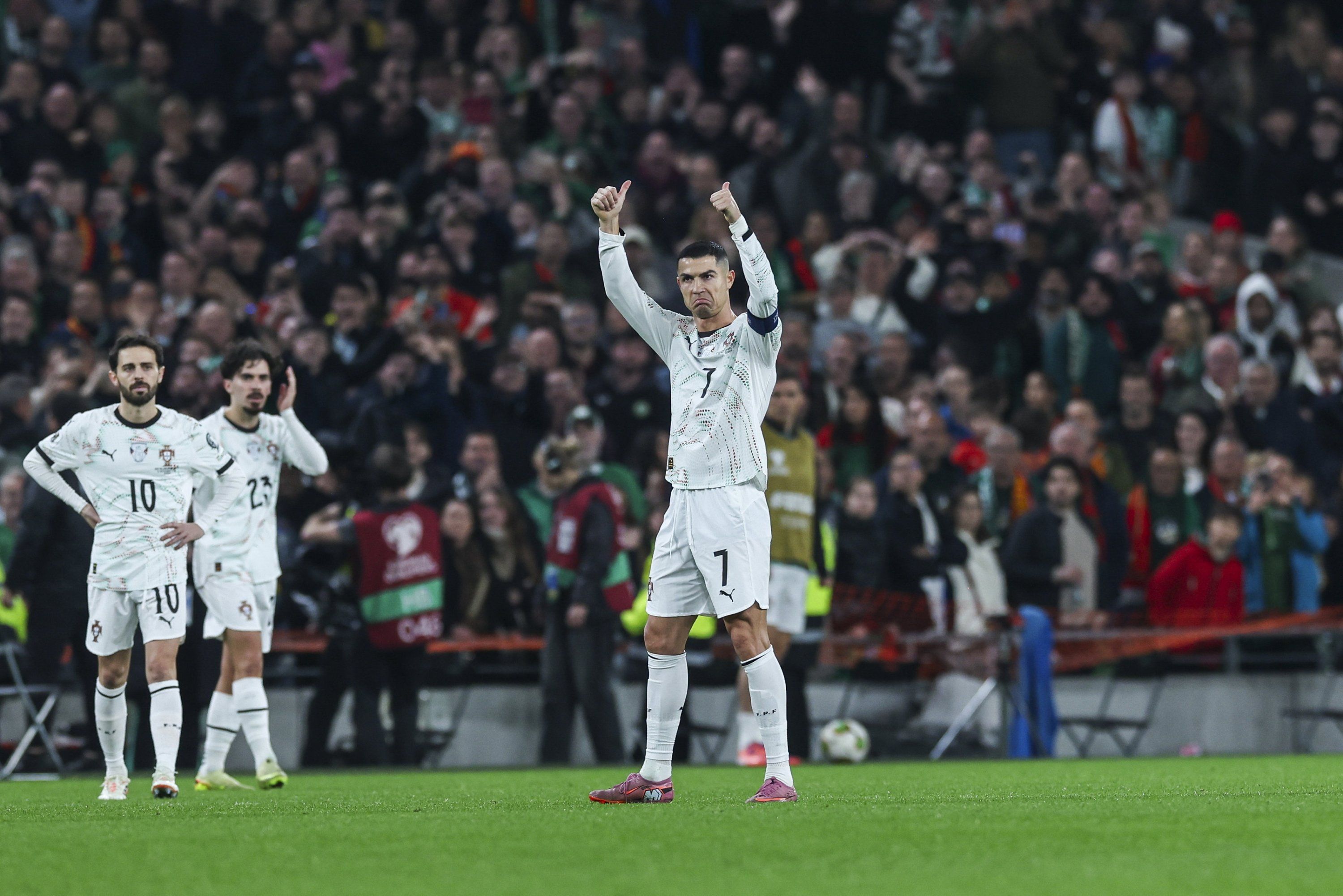 3000x2001 France seal 2026 World Cup spot, Ronaldo sent off as Portugal stunned