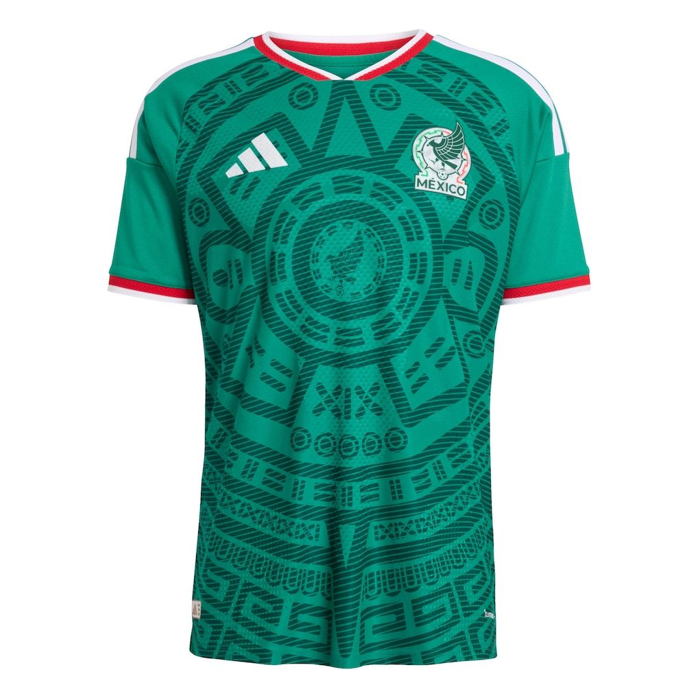 1018x1018 Men's Adidas Green Mexico National Team 2026 Home On Field Authentic Jersey
