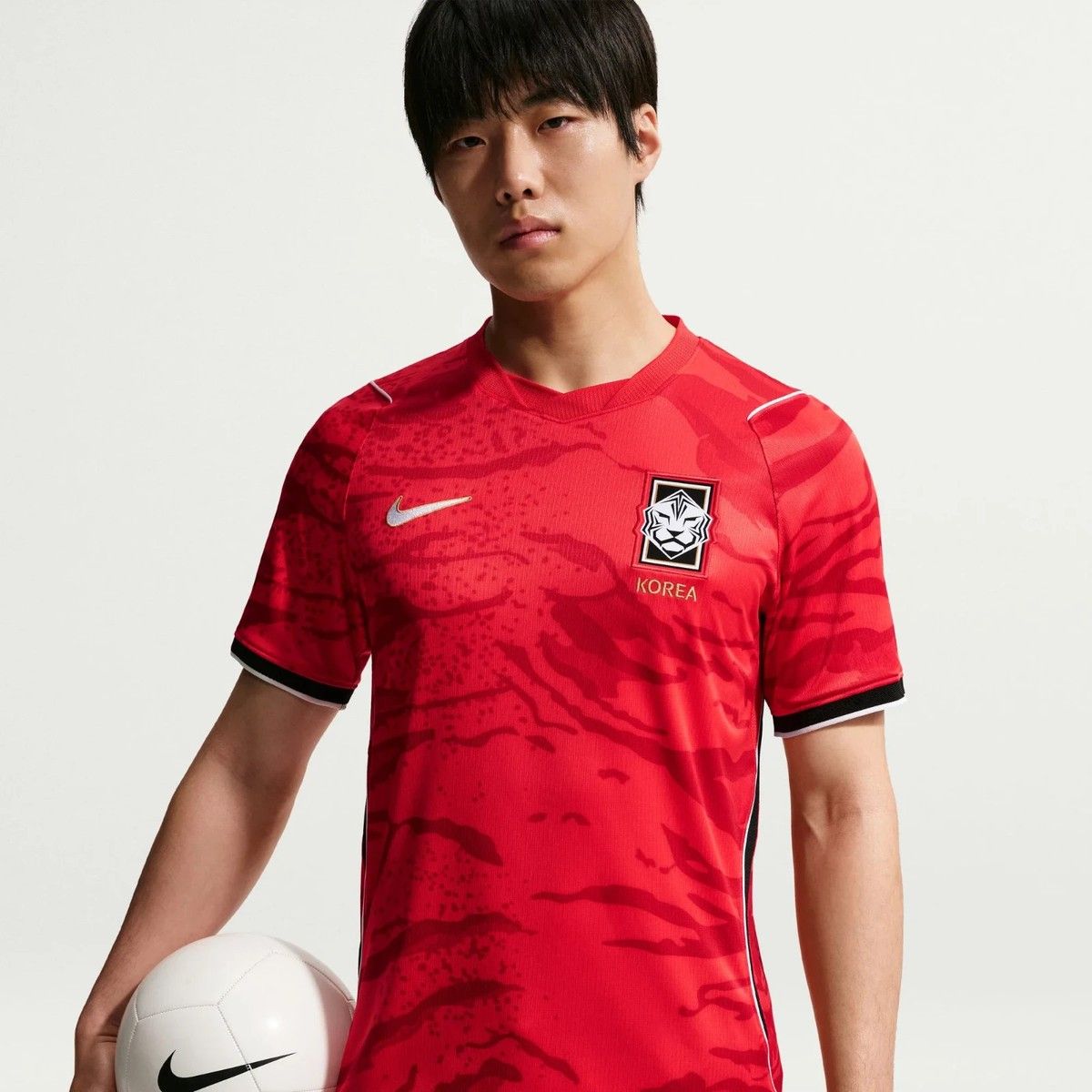 1200x1200 Nike Korea National Soccer Team 2026 World Cup Home Jersey Uniform T Shirt 5328