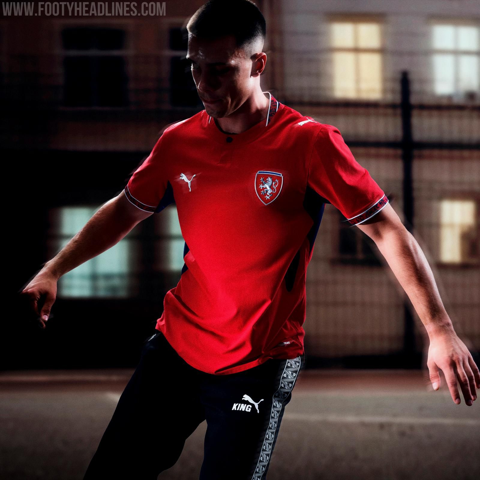 1600x1600 Czech Republic 2026 Home Kit Released to Iconic 1996 Home Kit