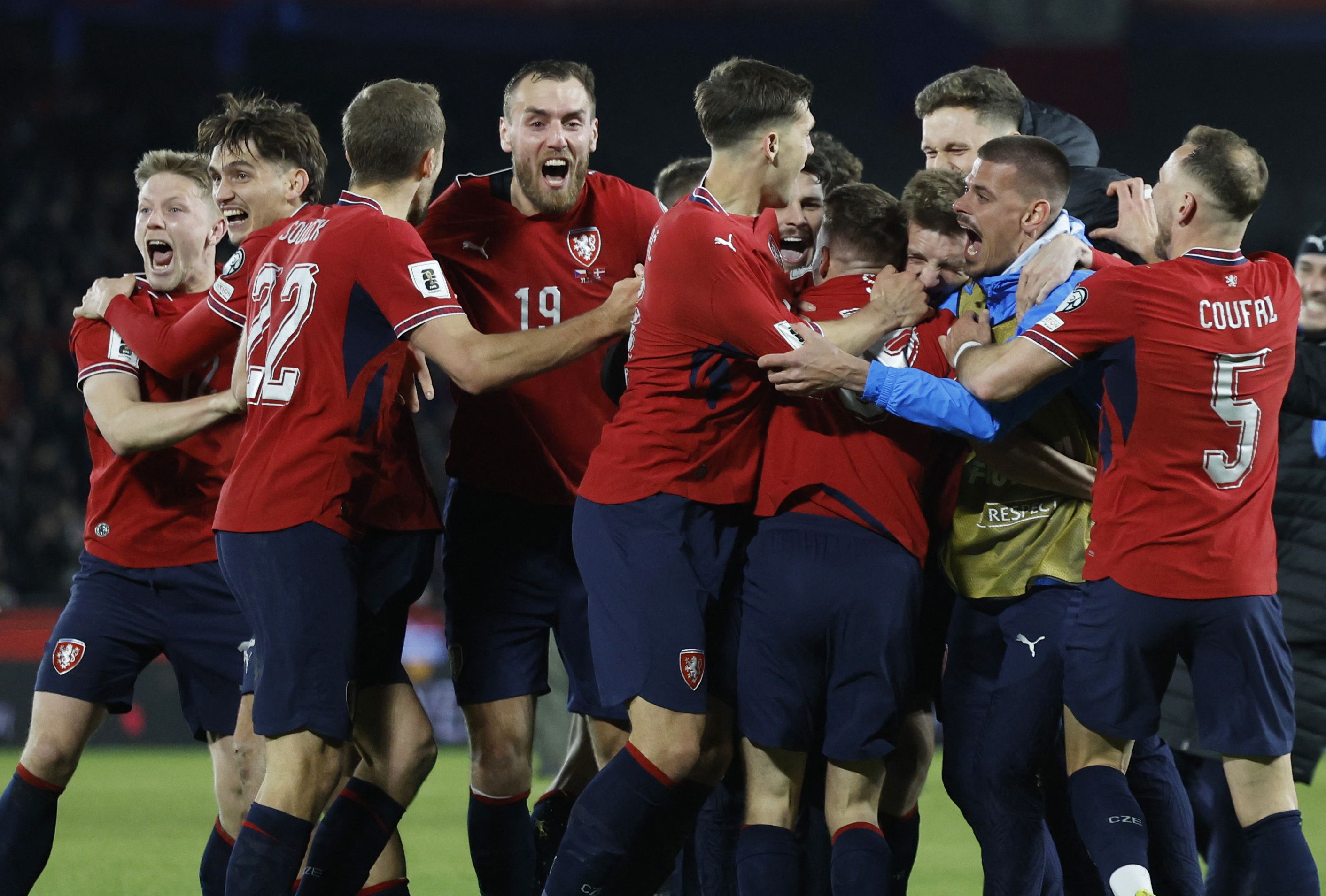2823x1909 Czechs beat Denmark on penalties to book World Cup spot