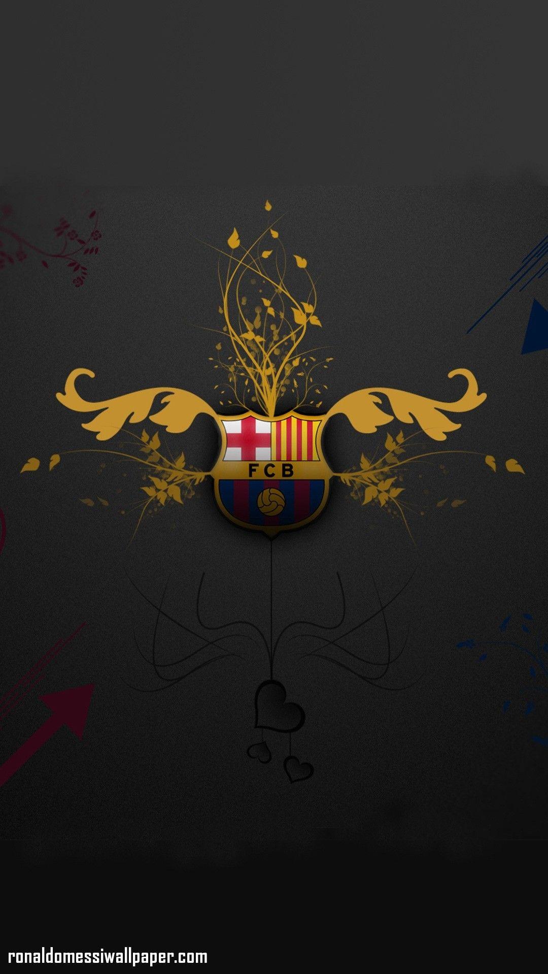 1080x1920 Barcelona Logo 2018 Wallpaper