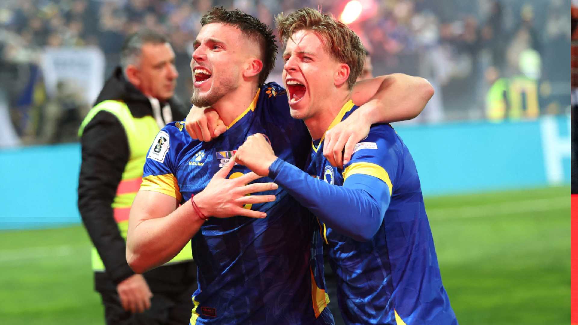 1920x1080 Bosnia qualify for World Cup 2026 after beating Italy on penalties and join Group B